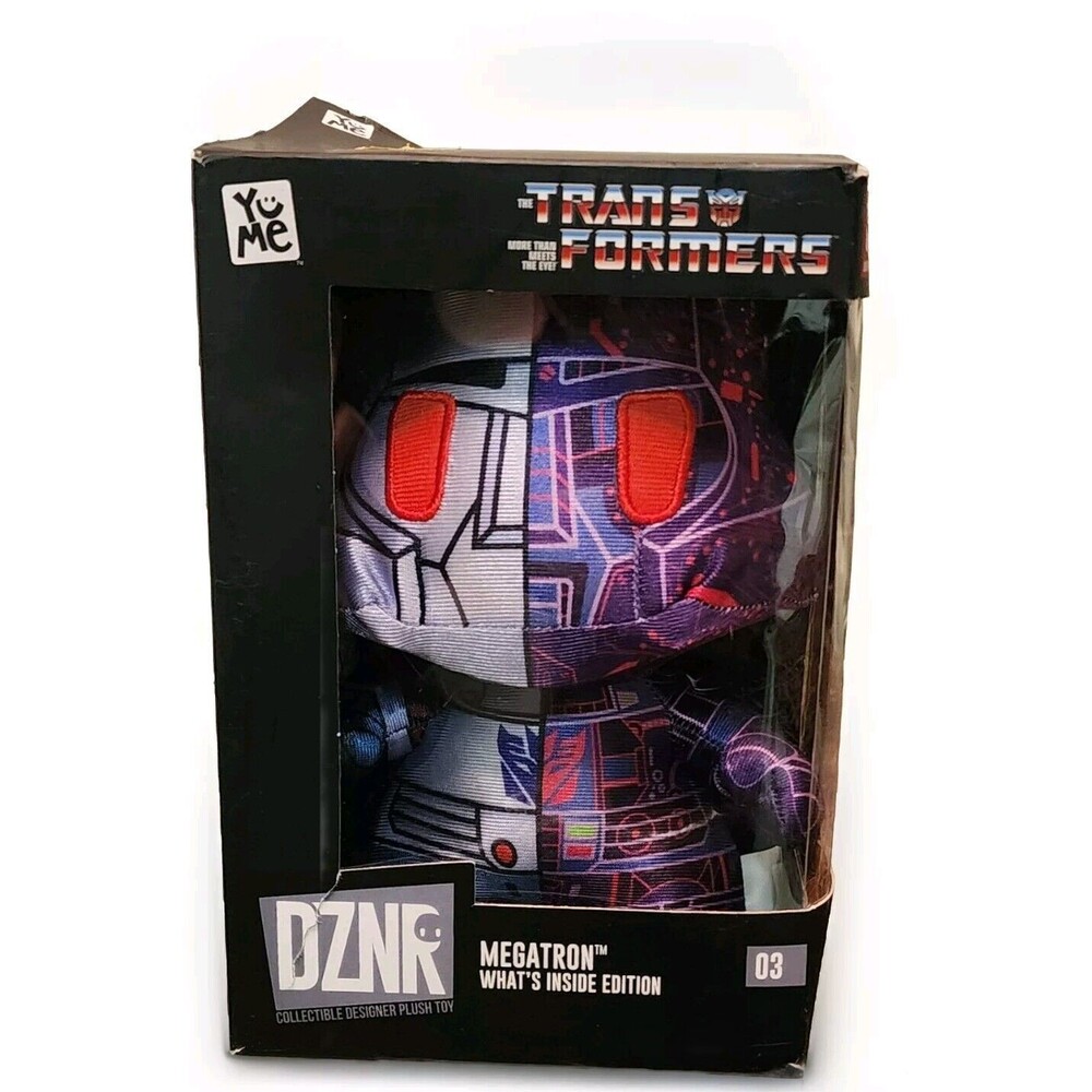DZNR Transformers Megatron Yume What’s Inside Edition 03 Plush New In Box